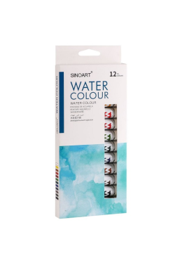 Estojo Aquarela Bisnaga C/12 Sfp001 Sinoart